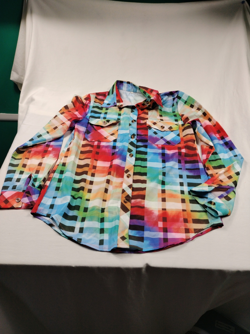 Men's Long Sleeve Button Up Shirt Size Small